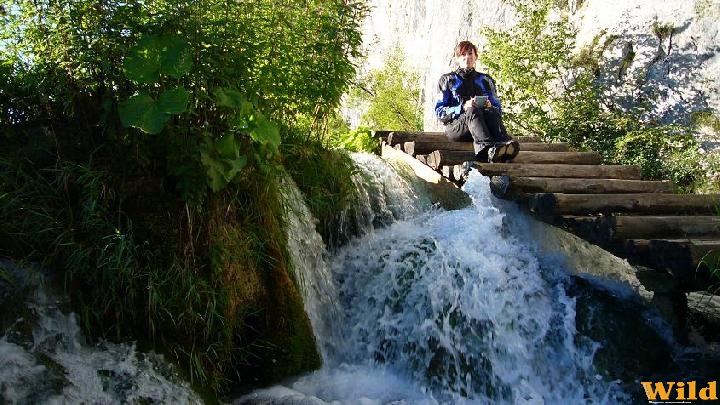 Plitvicei tavaknál...